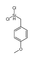 dichloro-[(4-methoxyphenyl)methyl]silane结构式