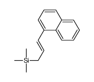 trimethyl(3-naphthalen-1-ylprop-2-enyl)silane结构式