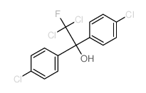 2,2-dichloro-1,1-bis(4-chlorophenyl)-2-fluoro-ethanol structure