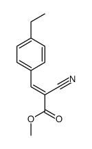 methyl 2-cyano-3-(4-ethylphenyl)prop-2-enoate结构式