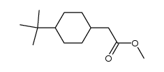 (4-tert-Butylcyclohexyl)acetic acid methyl ester结构式