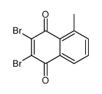 2,3-dibromo-5-methylnaphthalene-1,4-dione Structure
