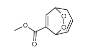 Methyl 6,7-dioxabicyclo[3.2.2]nona-2,8-diene-8-carboxylate结构式