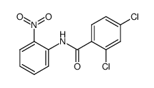 2,4-dichloro-N-(2-nitro-phenyl)-benzamide结构式