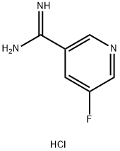 5-氟吡啶-3-甲脒盐酸盐结构式