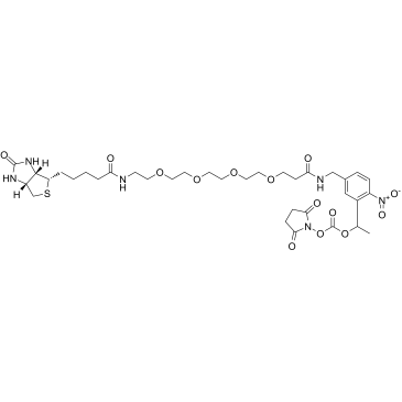 PC-Biotin-PEG4-NHS carbonate结构式