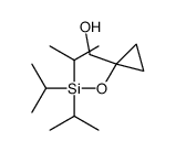 (1-(三异丙基甲硅烷基氧基)环丙基)甲醇结构式