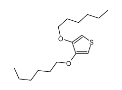 3,4-dihexoxythiophene结构式