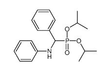 N-[di(propan-2-yloxy)phosphoryl-phenylmethyl]aniline结构式
