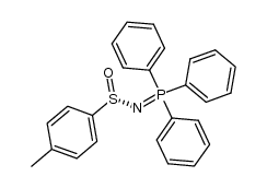 N-(p-tolylsulfinylimino)triphenylphosphorane Structure