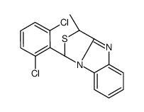 (1R,3R)-1-(2,6-dichlorophenyl)-3-methyl-1,3-dihydro-[1,3]thiazolo[3,4-a]benzimidazole Structure