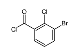 3-bromo-2-chloro-benzoyl chloride结构式