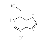 9H-Purin-6-amine,N-hydroxy-, 3-oxide结构式