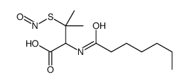 S-NITROSO-N-HEPTANOYL-D,L-PENICILLAMINE Structure