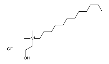 dodecyl-(2-hydroxyethyl)-dimethylazanium,chloride Structure