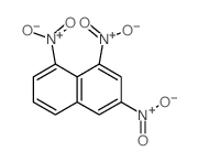Naphthalene,1,3,8-trinitro- Structure
