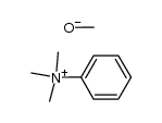 phenyltrimethylammonium methoxide Structure