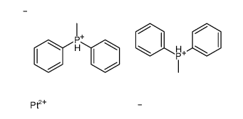 carbanide,methyl(diphenyl)phosphanium,platinum(2+) Structure