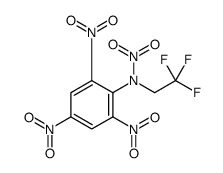 N-(2,2,2-trifluoroethyl)-N-(2,4,6-trinitrophenyl)nitramide结构式