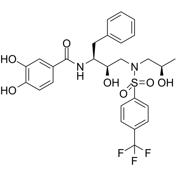 HIV-1 protease-IN-5结构式