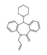 5-allyl-11-piperidin-1-yl-5,11-dihydro-dibenzo[b,e]azepin-6-one Structure