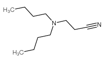 3-(二-正-丁基氨基)丙腈结构式