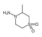 3-methylthiomorpholin-4-amine 1,1-dioxide structure