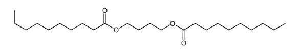 4-decanoyloxybutyl decanoate Structure