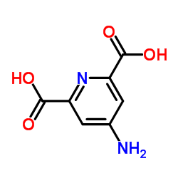 4-Amino-2,6-pyridinedicarboxylic acid structure