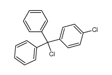 4-chlorophenyl-diphenylmethyl chloride结构式