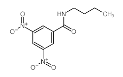 Benzamide,N-butyl-3,5-dinitro-结构式