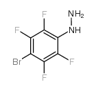 4-bromotetrafluorophenylhydrazine structure