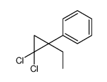 (2,2-dichloro-1-ethylcyclopropyl)benzene结构式