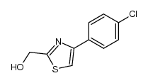 [4-(4-chloro-phenyl)-thiazol-2-yl]-methanol Structure