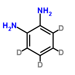 邻苯二胺-D4结构式
