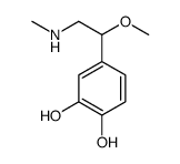 4-(1-甲氧基-2-(甲基氨基)乙基)-1,2-苯二醇结构式