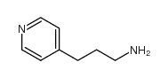 3-(4-吡啶基)丙胺结构式