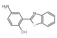 4-氨基-2-(苯并噻唑基)苯酚结构式