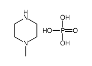 1-methylpiperazine,phosphoric acid Structure