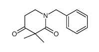 1-苄基-3,3-二甲基哌啶-2,4-二酮结构式