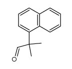 2-methyl-2-(1'-naphthyl)propanal Structure