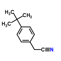 对叔丁基苯乙腈结构式
