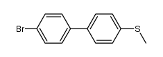 4-bromo-4'-methylsulfanyl-biphenyl Structure