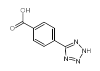 4-(1H-Tetrazol-5-yl)benzoic Acid Structure