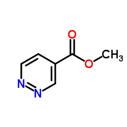 哒嗪-4-甲酸甲酯结构式