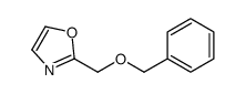 2-(phenylmethoxymethyl)-1,3-oxazole结构式