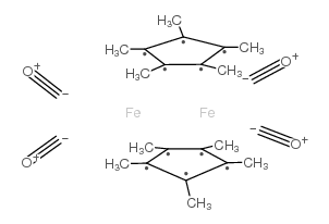 pentamethylcyclopentadienyliron dicarbonyl dimer Structure