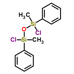 1,3-二氯-1,3-二苯基-1,3-二甲基二硅氧烷结构式