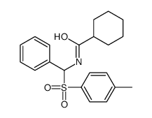 N-[(4-methylphenyl)sulfonyl-phenylmethyl]cyclohexanecarboxamide结构式