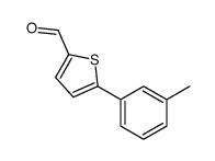 5-M-TOLYL-THIOPHENE-2-CARBALDEHYDE Structure